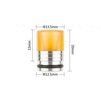 Stainless Steel + Resin Hybrid 810 Drip Tip