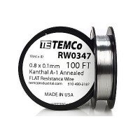 TEMCO RİBBON FLAT KANTHAL A1 WIRE 100 FEET 