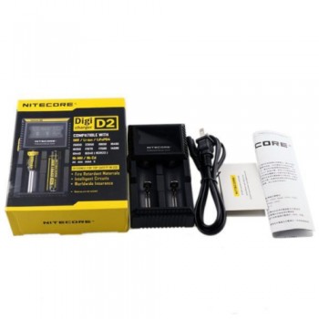 Nitecore D2 ni-mh ve li-ion 18650 PİL ŞARJ CİHAZI - Xtar VC2, Sony VTC6, Sony VTC5A, VTC5, LG HG2