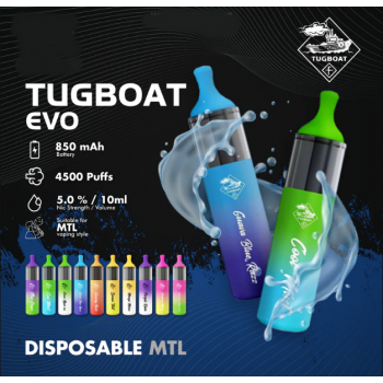 Tugboat - Evo 4500 Puff Tek Kullanımlık Pod Mod