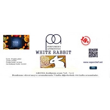 ALICE IN VAPELAND WHİTE RABBIT CLONE MIX AROMA