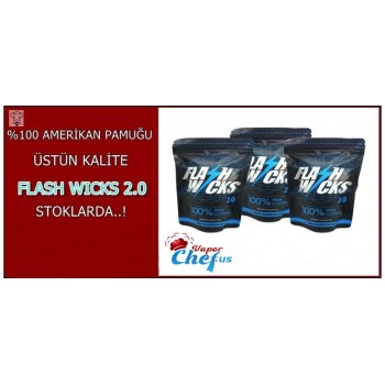 FLASH WİCKS 2.0 ORJİNAL AMERİKAN PAMUK