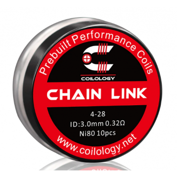 CHAIN LINK Nİ 80 4*28  / 0.32 OHM HAZIR TEL 10 ADET