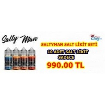 SALTYMAN SALT LİKİT SETİ 10 ADET SALTYMAN SALT LİKİT SETİ 10 ADET
