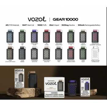 Vozol Gear 10000 Puff Bar ORJİNAL ÜRÜN 