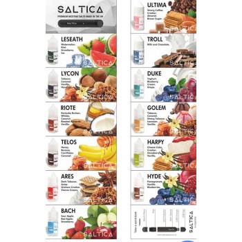 SALTICA SALT  LIQUID ENGLAND ( TÜM ÇEŞİTLER )